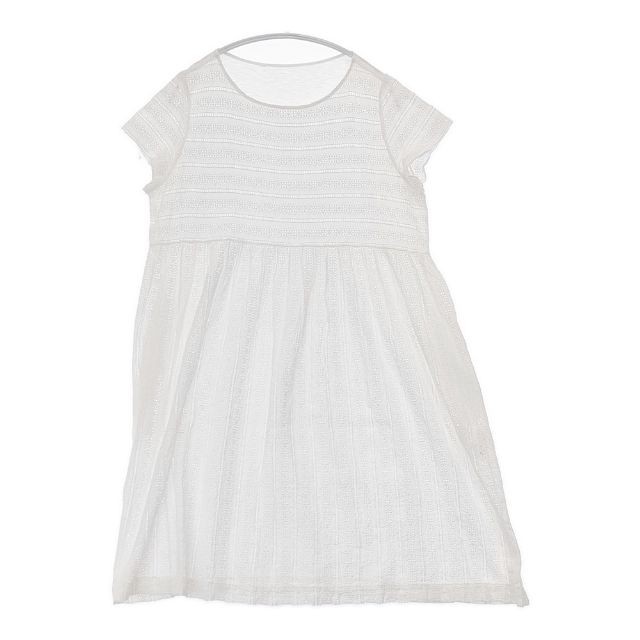 45R/45rpm Cutwork x Jersey Dress dress white 6-0510S∞