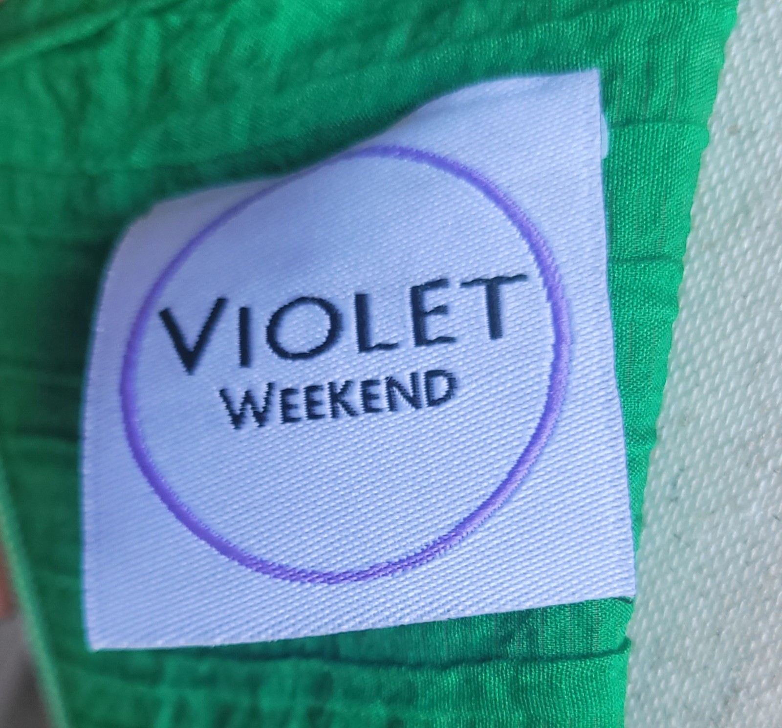 Violet Weekend Floral Halter Dress | Vibrant Green & Pink Mini Dress | NWOT S