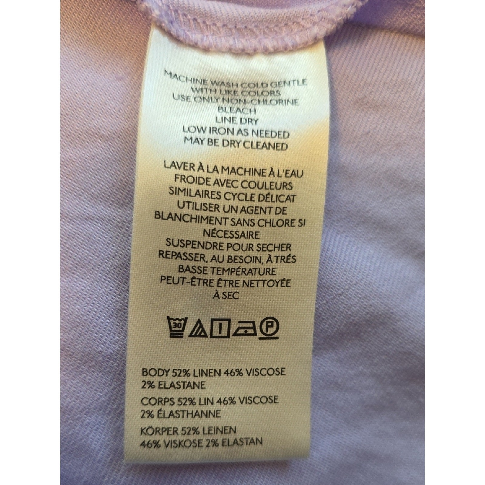 Anthropologie Lavender Linen Blend Cami Strap Maxi Womens S Simple Clean Beauty