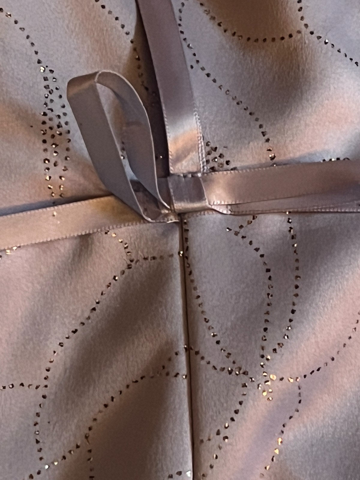 Beautiful Bleu Dress with Glitters, and a bow at the waist size 13 from Rampage