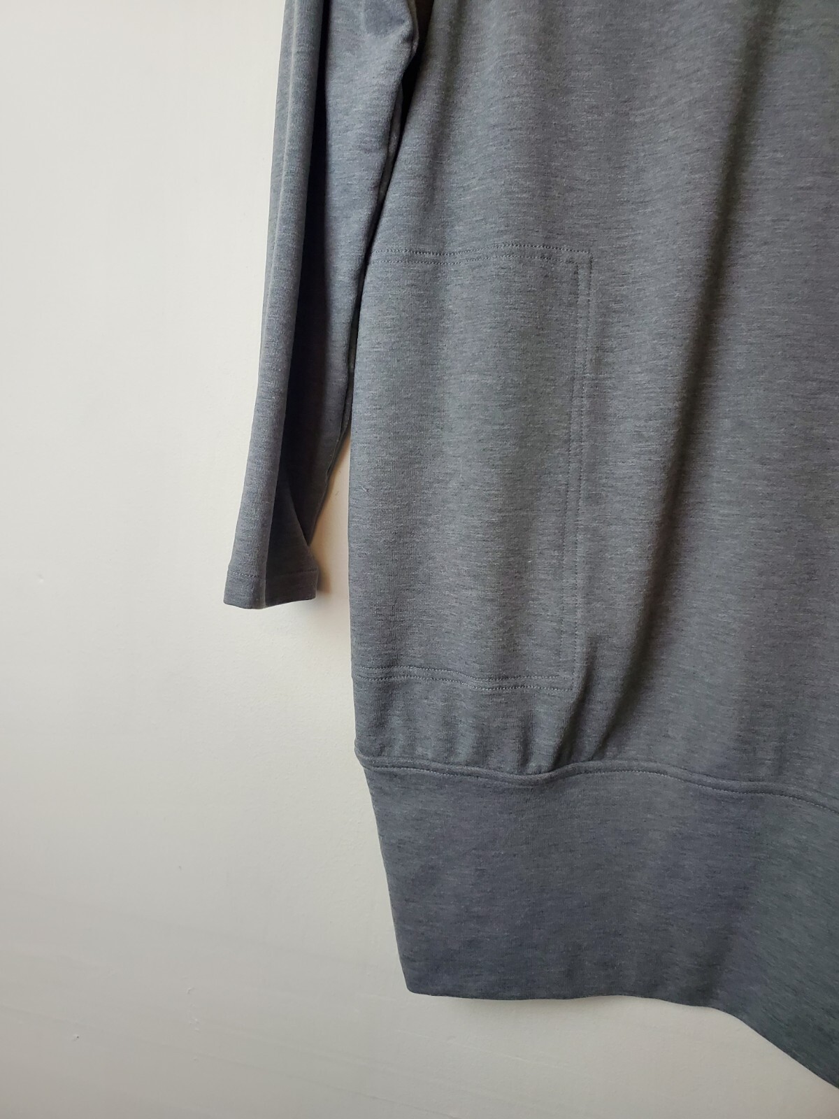 prAna Womens Small Rosie Dress Sweatshirt Pockets Green Long Sleeve Outdoor