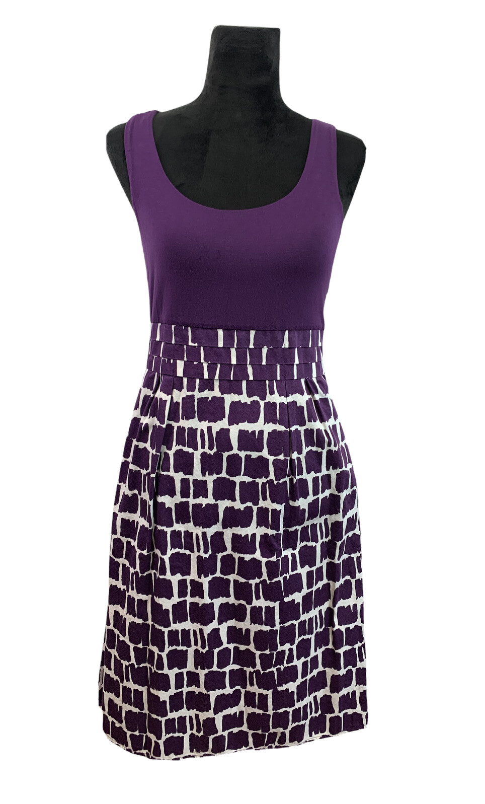 Boden UK 10L US 6L Purple Sleeveless A-Line Mini Sundress