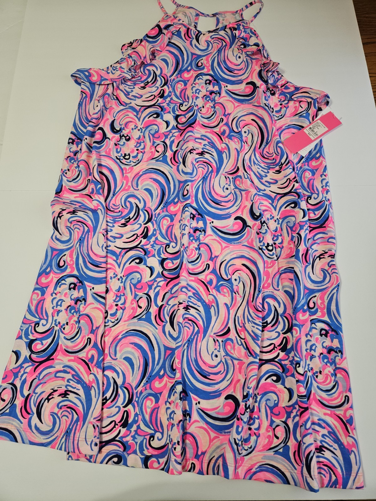 Lilly Pulitzer Billie Swing Dress Size XL “Raz Berry Flamingoals” New With Tags