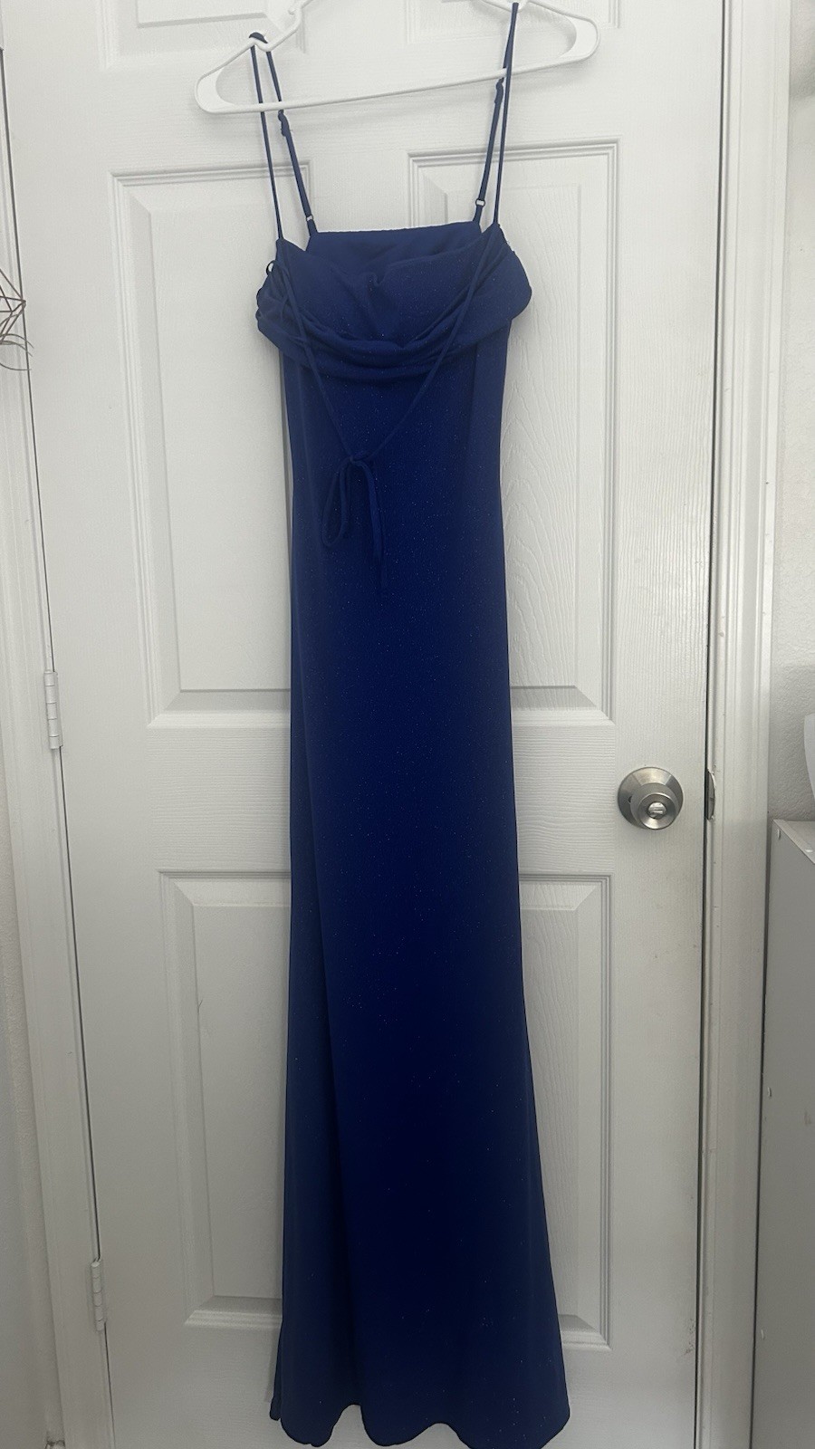 Bundled Windsor Blue Glitter Homecoming/Prom Long+Short Dresses