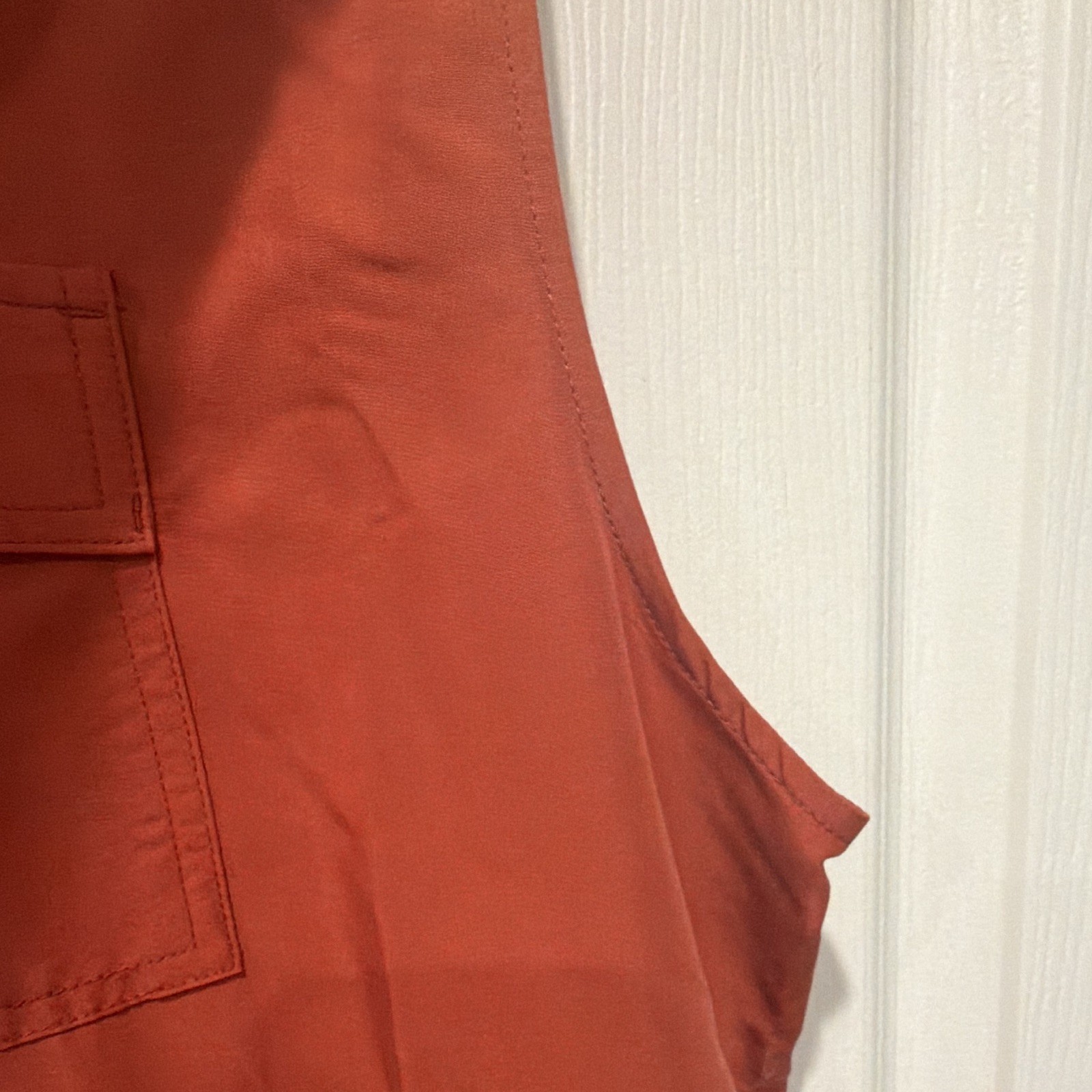 Old Navy Women’s Plus 2X Orange cap Sleeve Button-Front dress