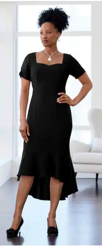 Size 16 Black Ashro Gladys Formal Spring Summer Wedding Church Blue Dress