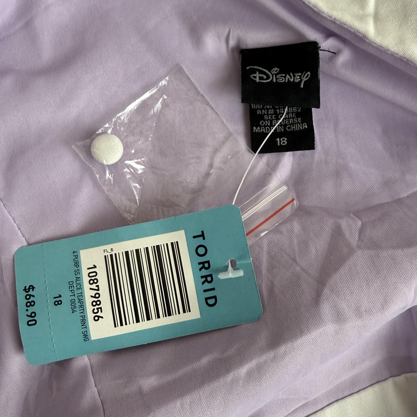 Torrid Disney Alice In Wonderland Dress Womens 18 Tea Party Skater Retro NEW